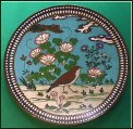 Japanese cloisonn� charger